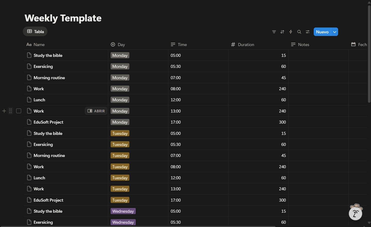 Captura del proyecto Auto-Notion-Scheduler — Automatización de Tareas